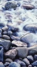 Scaricare immagine Water, Backgrounds, Stones sul telefono gratis.