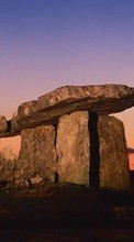 Scaricare immagine Stones,Landscape,Sunset sul telefono gratis.
