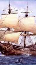 Scaricare immagine Ships, Sea, Landscape, Pictures sul telefono gratis.
