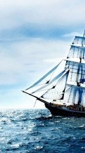 Scaricare immagine Ships,Sea,Landscape,Transport sul telefono gratis.