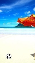 Scaricare immagine Summer, Sea, Landscape, Beach sul telefono gratis.