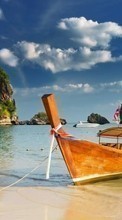 Scaricare immagine Boats,Sea,Landscape,Nature sul telefono gratis.