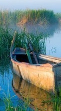 Scaricare immagine Boats,Landscape,Rivers sul telefono gratis.