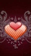 Scaricare immagine Hearts, Objects, Love, Valentine&#039;s day, Drawings sul telefono gratis.