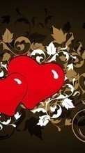 Scaricare immagine 1080x1920 Hearts, Love, Valentine&#039;s day, Drawings sul telefono gratis.