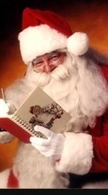Scaricare immagine People, New Year, Holidays, Christmas, Xmas, Santa Claus sul telefono gratis.