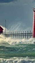 Scaricare immagine Lighthouses,Sea,Landscape sul telefono gratis.