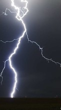 Scaricare immagine Lightning, Sky, Night, Landscape sul telefono gratis.