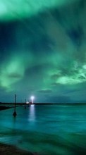 Scaricare immagine Sea, Sky, Night, Landscape sul telefono gratis.
