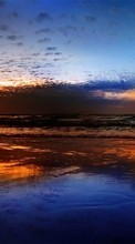 Scaricare immagine Landscape, Sky, Sea, Beach sul telefono gratis.