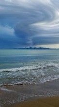 Scaricare immagine 1024x600 Landscape, Sky, Sea, Beach sul telefono gratis.