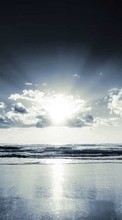 Scaricare immagine 1280x800 Landscape, Sky, Sea, Sun sul telefono gratis.