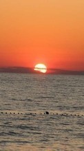 Scaricare immagine 540x960 Landscape, Water, Sunset, Sky, Sea, Sun sul telefono gratis.