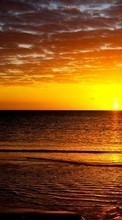 Scaricare immagine 1024x600 Landscape, Sunset, Sky, Sea, Sun sul telefono gratis.