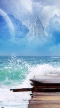 Scaricare immagine Landscape, Water, Sky, Sea sul telefono gratis.