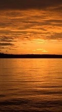 Scaricare immagine 320x240 Landscape, Water, Sunset, Sky, Sea sul telefono gratis.