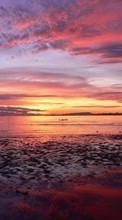 Scaricare immagine Landscape, Sunset, Sky, Sea sul telefono gratis.
