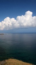 Scaricare immagine Sea,Clouds,Landscape sul telefono gratis.