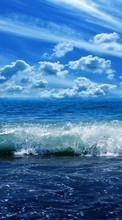 Scaricare immagine Sea,Clouds,Landscape sul telefono gratis.