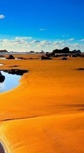 Scaricare immagine Sea, Landscape, Sand sul telefono gratis.