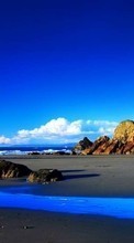 Scaricare immagine Sea,Landscape,Beach sul telefono gratis.