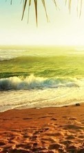 Scaricare immagine Sea, Landscape, Beach, Sun sul telefono gratis.