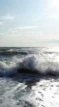 Scaricare immagine Landscape, Water, Sea, Sun, Waves sul telefono gratis.