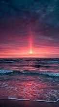 Scaricare immagine Sea, Nature, Sun, Water, Sunset sul telefono gratis.