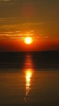 Scaricare immagine 240x400 Landscape, Sunset, Sea, Sun sul telefono gratis.