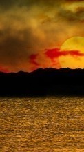 Scaricare immagine 320x240 Landscape, Sunset, Sea, Sun sul telefono gratis.