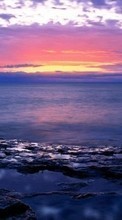 Scaricare immagine Landscape, Water, Sunset, Sea sul telefono gratis.