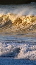 Scaricare immagine Sea, Landscape, Waves sul telefono gratis.