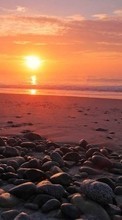 Scaricare immagine Sea,Landscape,Sunset sul telefono gratis.
