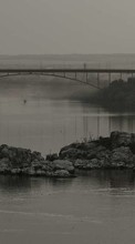 Scaricare immagine Bridges, Landscape, Rivers sul telefono gratis.
