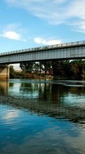 Scaricare immagine Bridges,Landscape,Rivers sul telefono gratis.