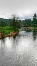 Scaricare immagine 128x160 Landscape, Rivers, Bridges sul telefono gratis.
