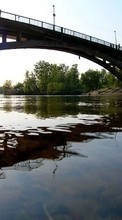 Scaricare immagine Landscape, Rivers, Bridges sul telefono gratis.