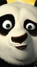 Scaricare immagine Cartoon, Panda Kung-Fu sul telefono gratis.