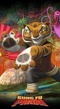 Scaricare immagine Cartoon, Panda Kung-Fu, Tigers sul telefono gratis.