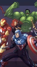 Scaricare immagine Cartoon, Pictures, The Avengers sul telefono gratis.