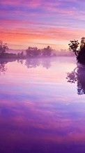 Sky, Clouds, Landscape, Rivers, Sunset per Sony Xperia Z5 Premium