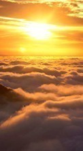 Scaricare immagine Landscape, Sky, Sun, Clouds sul telefono gratis.
