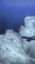 Scaricare immagine Sky, Clouds, Airplanes, Transport sul telefono gratis.