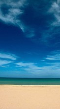 Scaricare immagine Sky, Landscape, Sand, Beach sul telefono gratis.