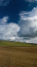 Scaricare immagine 1024x600 Landscape, Fields, Sky sul telefono gratis.