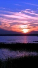 Scaricare immagine 540x960 Landscape, Water, Rivers, Sunset, Sky sul telefono gratis.