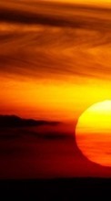 Scaricare immagine 240x400 Landscape, Sunset, Sky, Sun sul telefono gratis.