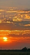 Scaricare immagine 320x480 Landscape, Sunset, Sky, Sun sul telefono gratis.