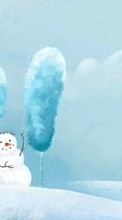 Scaricare immagine Snowman, Pictures, Snow, Winter sul telefono gratis.