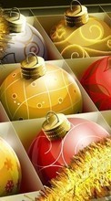 Scaricare immagine 128x160 Holidays, New Year, Objects, Christmas, Xmas sul telefono gratis.
